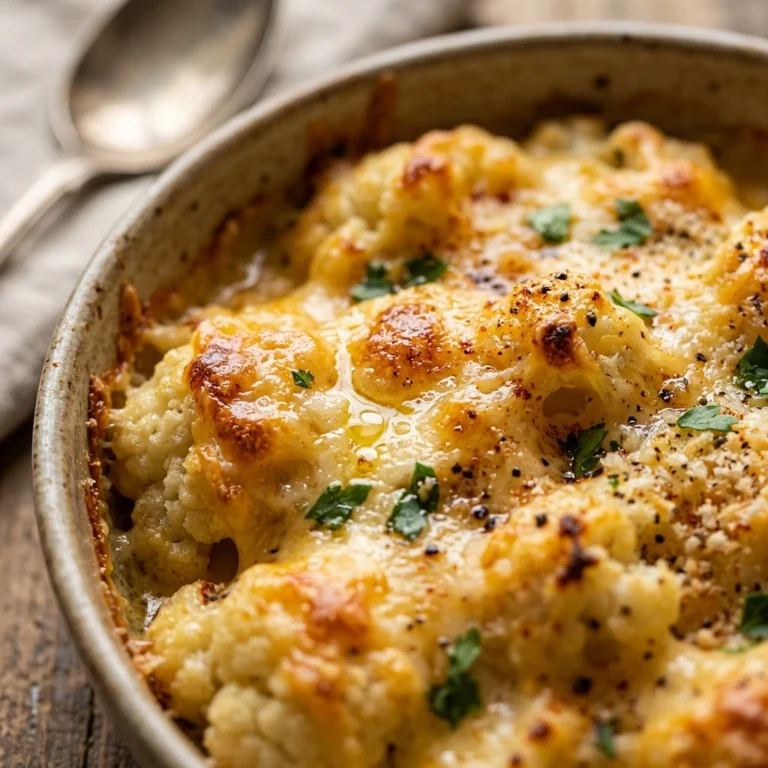 Cauliflower Casserole Easy Vegetable Cheesy Healthy One Dish