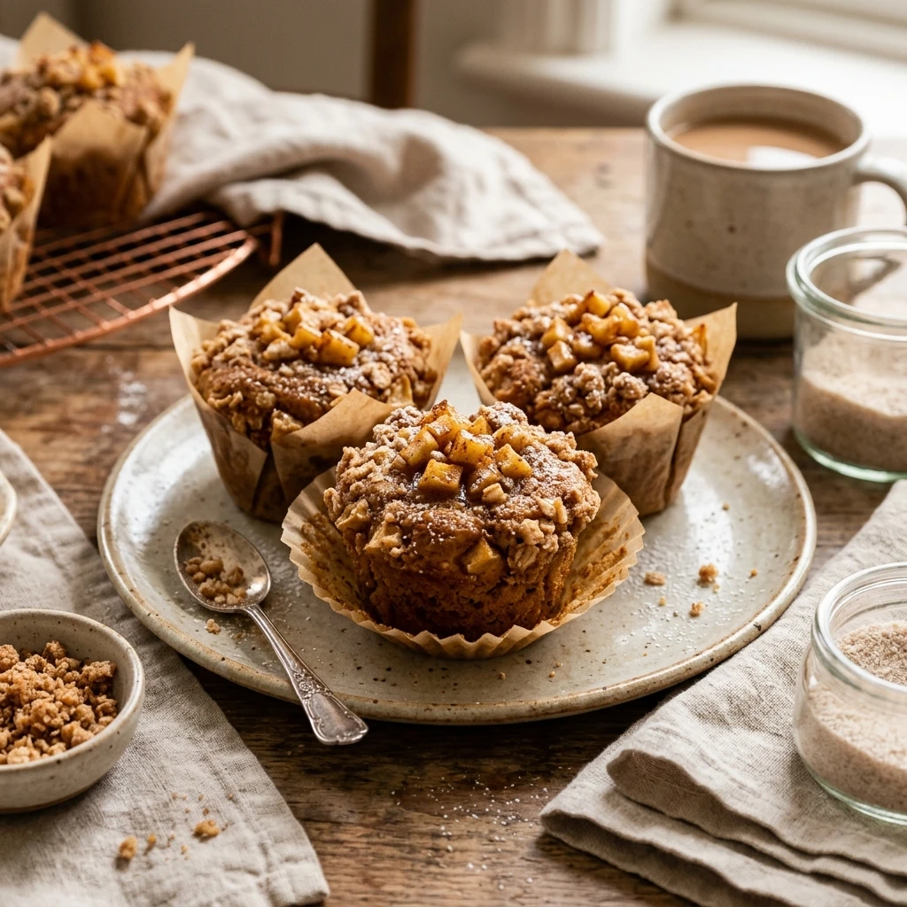 Chai Spiced Apple Muffins