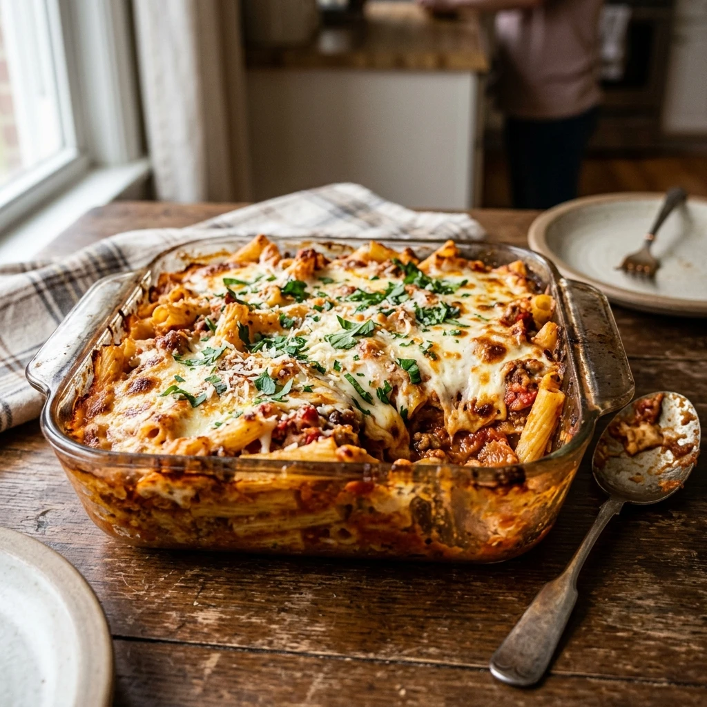 Cheap Baked Ziti Under $8 For Whole Pan Family Dinner