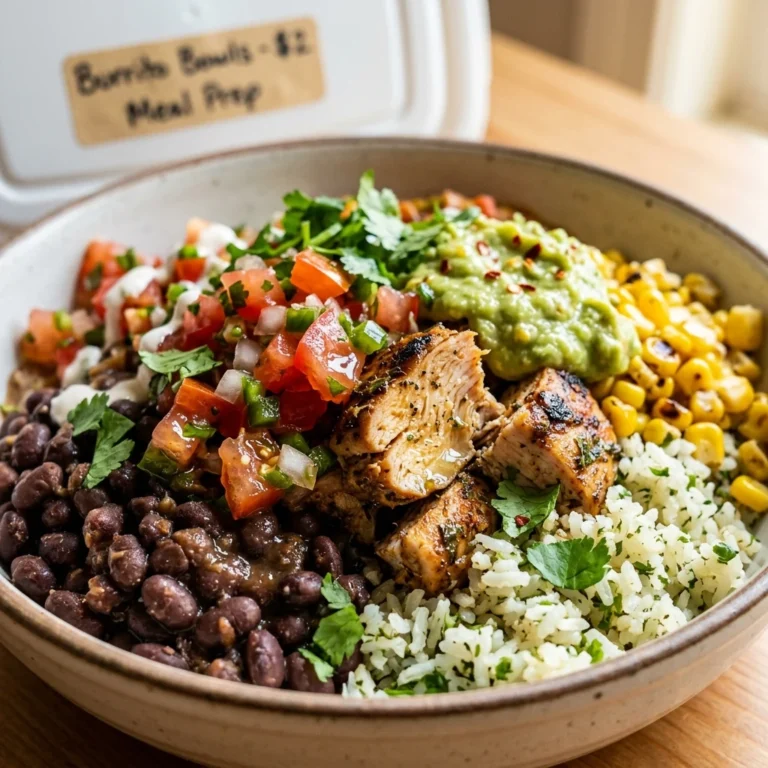 Cheap Burrito Bowls $2 Each Meal Prep