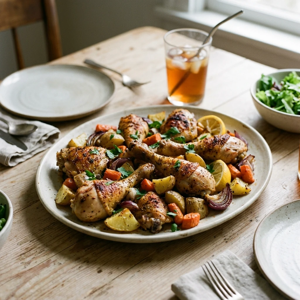 Cheap Chicken Dinner That Feeds 6 For $12 Total
