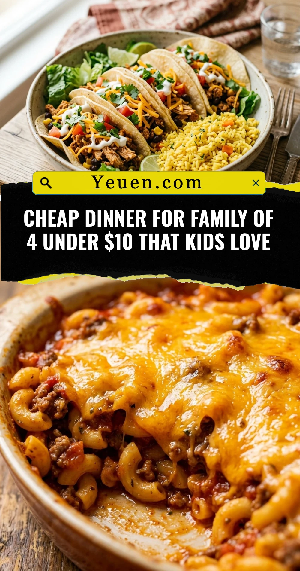 Cheap Dinner For Family Of 4 Under $10 That Kids Love