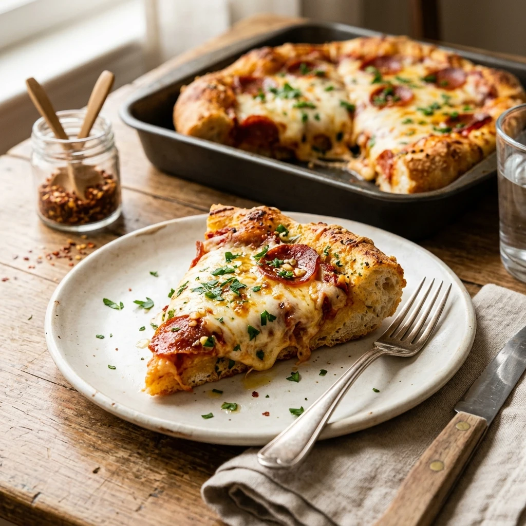 Cheap Garlic Bread Pizza Under $5 For Whole Pan