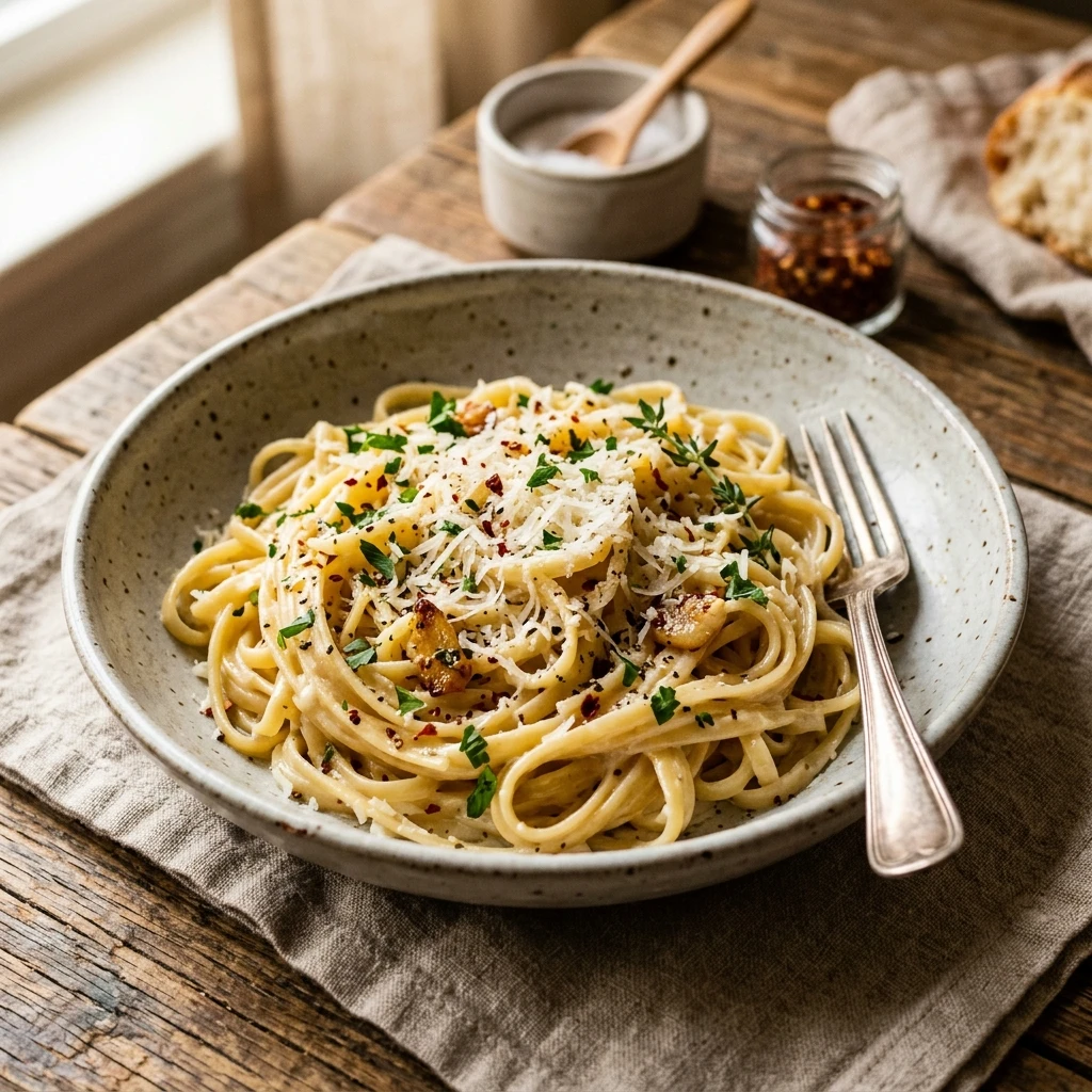 Cheap Garlic Parmesan Pasta $2 Per Serving One-Pot