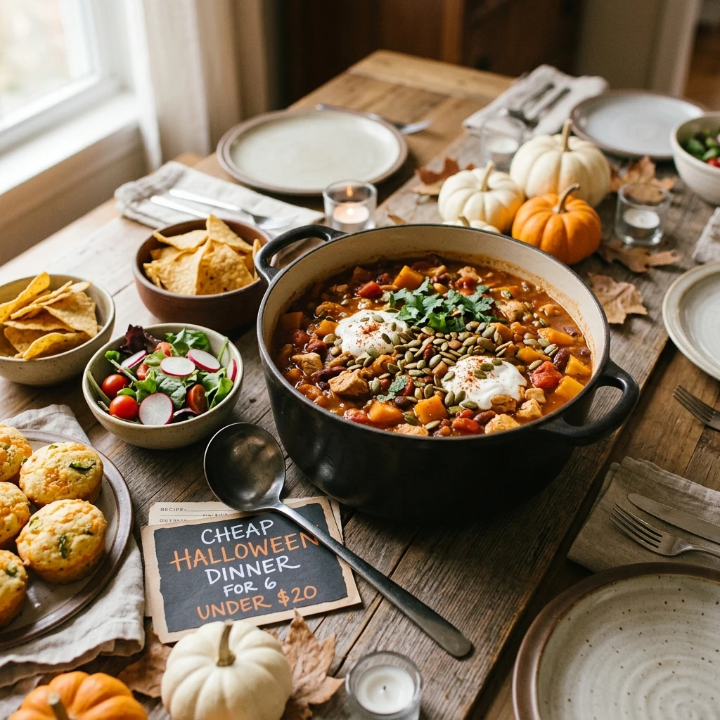 Cheap Halloween Dinner For 6 Under $20