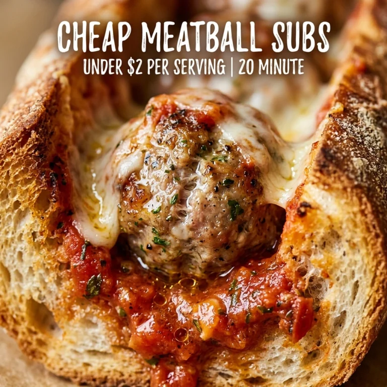 Cheap Meatball Subs Under $2 Per Serving 20 Minute