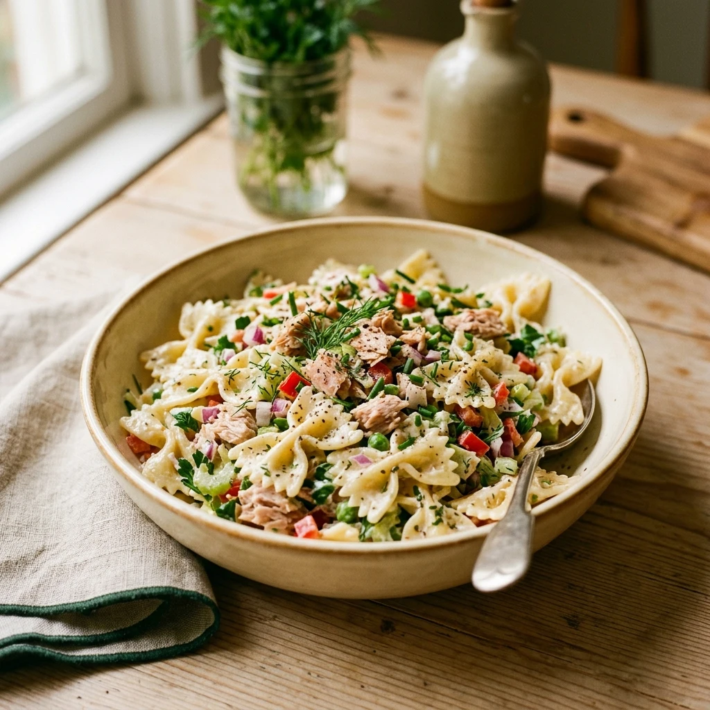 Cheap Tuna Pasta Salad $1.25 Per Serving Meal Prep