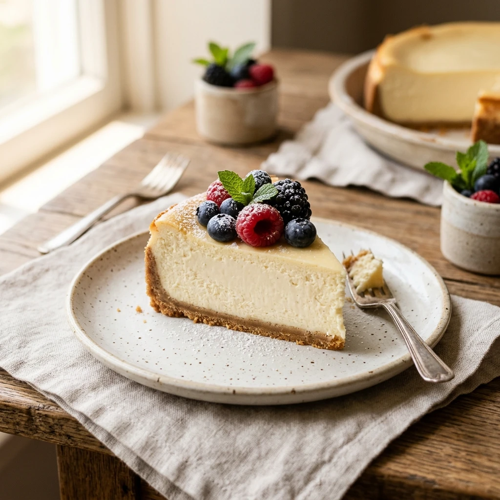 Cheesecake Recipe New York Style Classic Creamy Easy No Fail