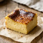 Cheesecake Recipe Viral TikTok Famous Basque Burnt Bars Easy