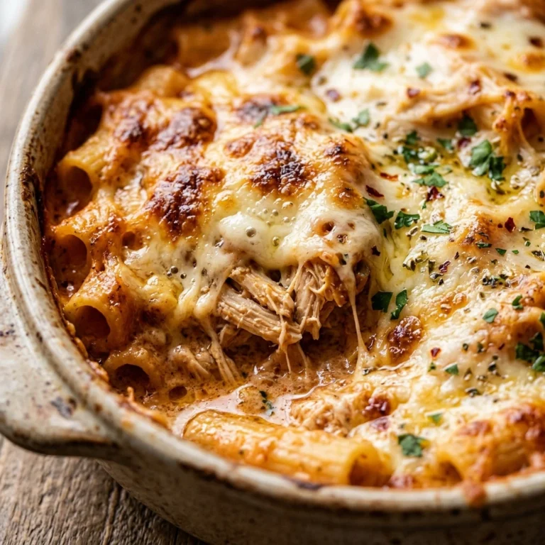 Cheesy Baked Creamy Chicken Parmesan Pasta Easy Weeknight One Pot Classic