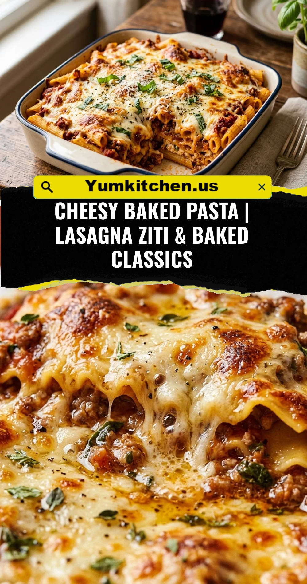 Cheesy Baked Pasta | Lasagna Ziti & Baked Classics