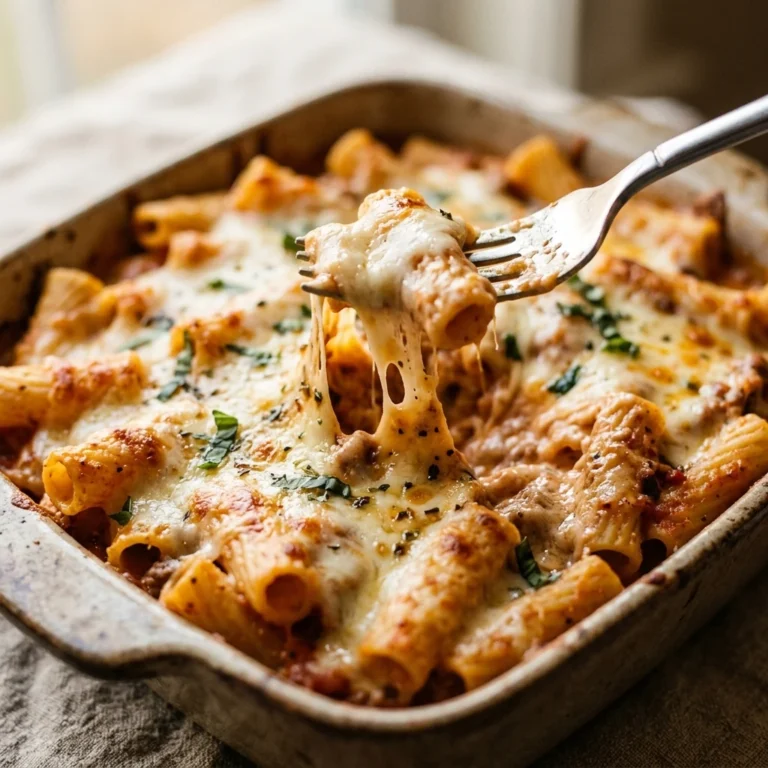 Cheesy Baked Ziti Creamy And Gooey Weeknight Dinner