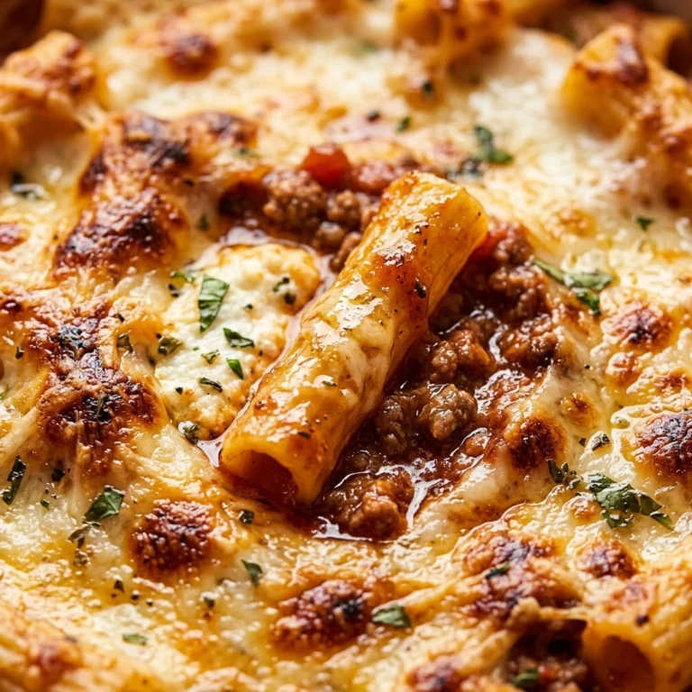 Cheesy Baked Ziti That Tastes Like Lasagna