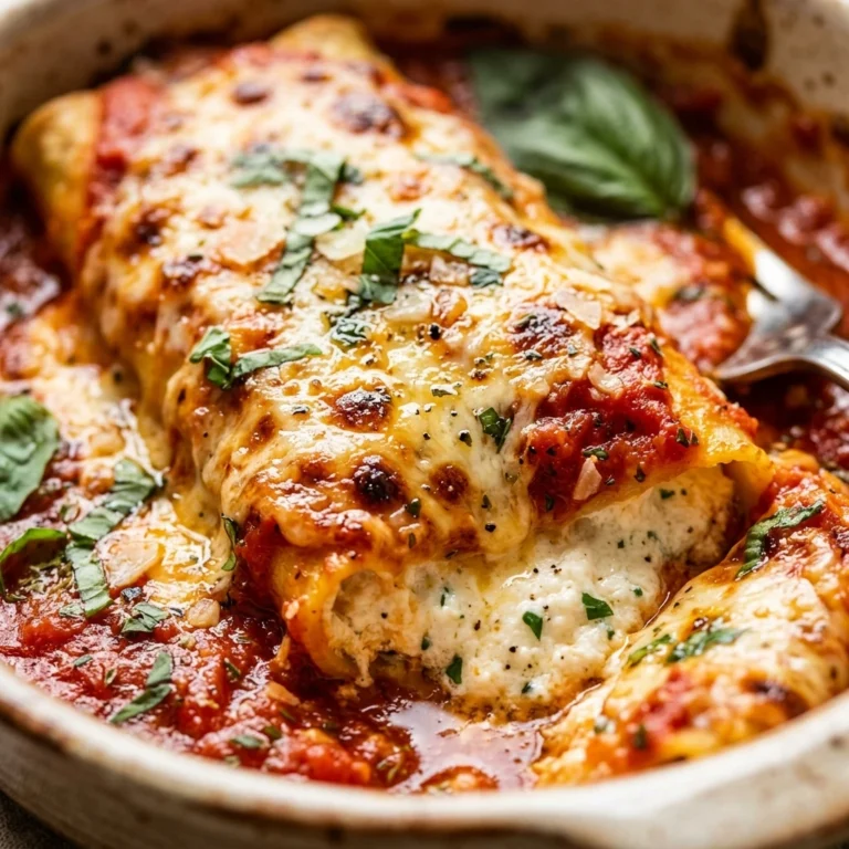 Cheesy Creamy Baked Manicotti Like Grandma Made