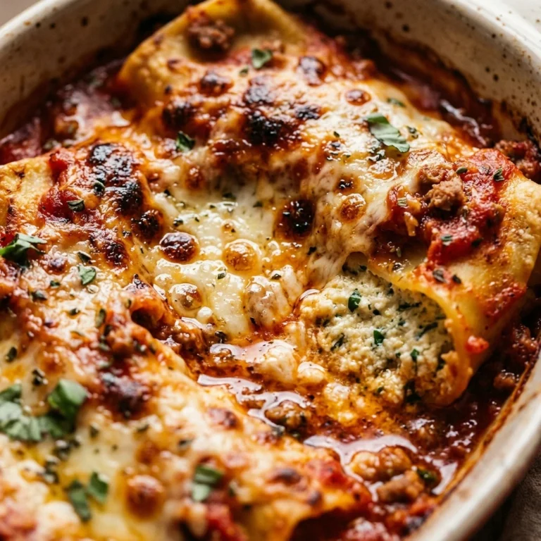 Cheesy Creamy Baked Manicotti Like Grandma Made