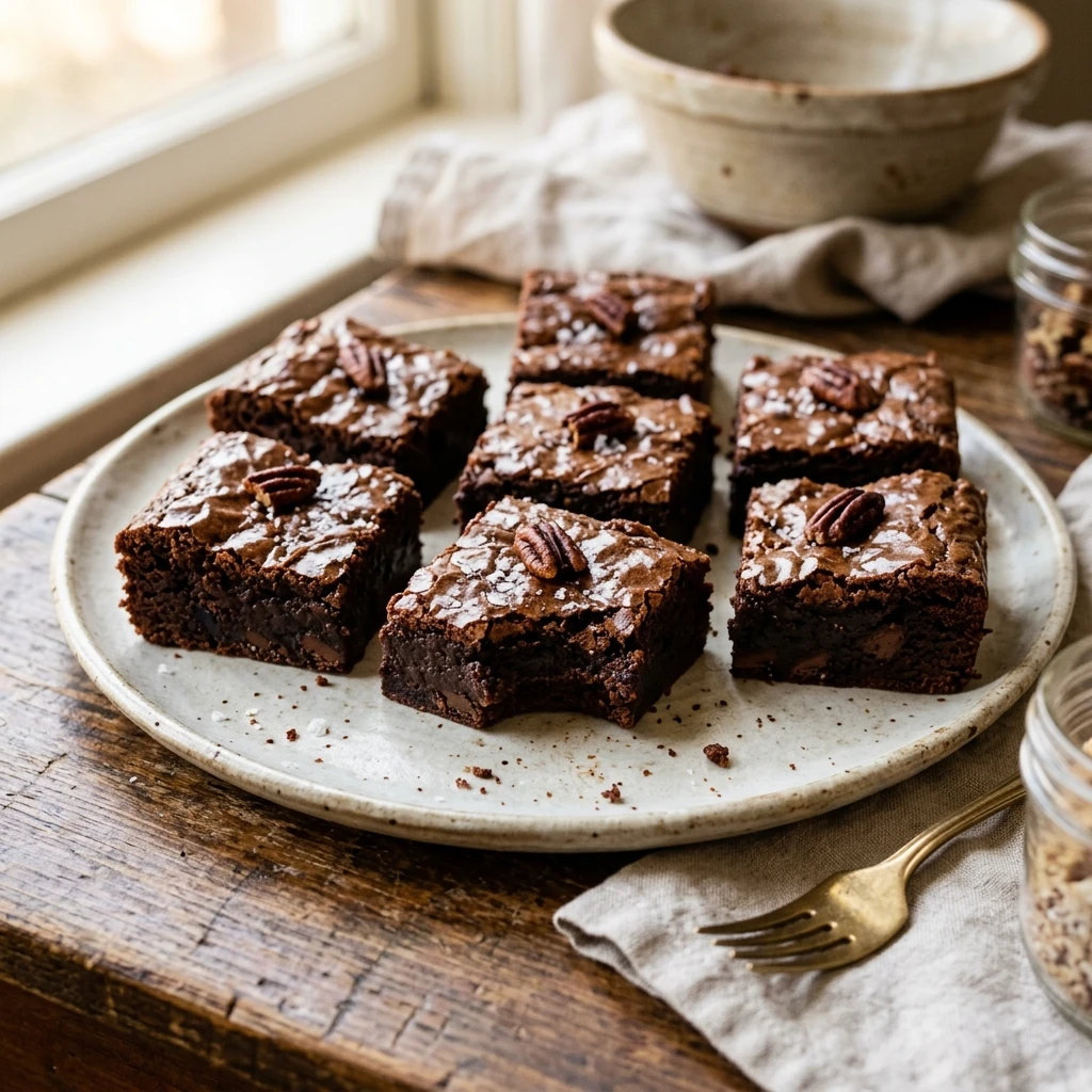 Chewy Brownies With Brown Butter