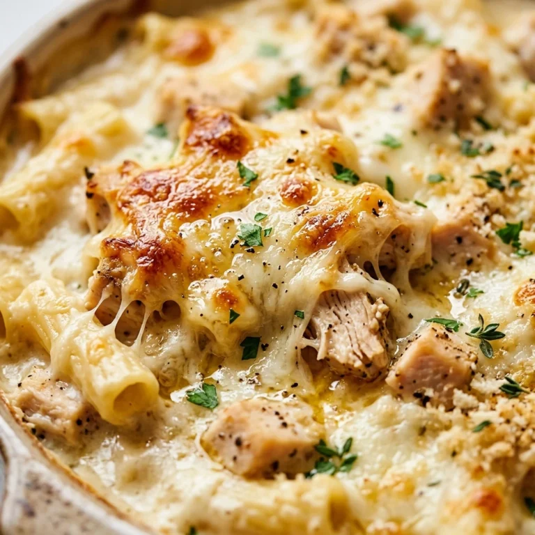 Chicken Alfredo Casserole Easy Feeds 8