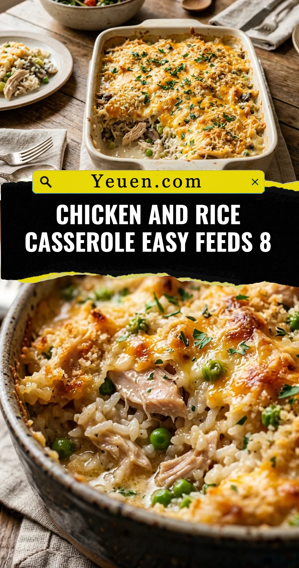Chicken And Rice Casserole Easy Feeds 8