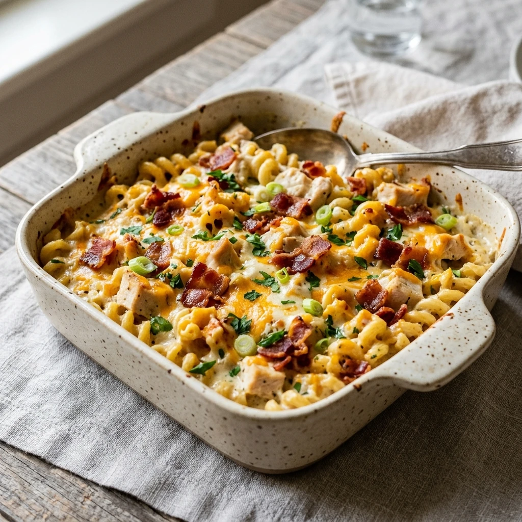 Chicken Bacon Ranch Casserole Cheesy One-Dish Kids Love