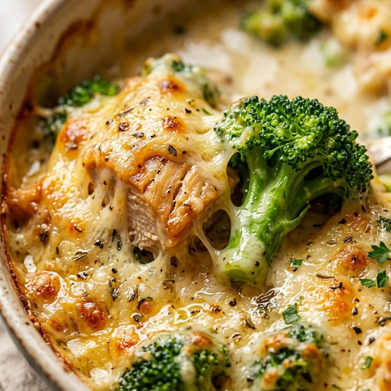 Chicken Broccoli Casserole Cheesy One-Dish Healthy 20 Min