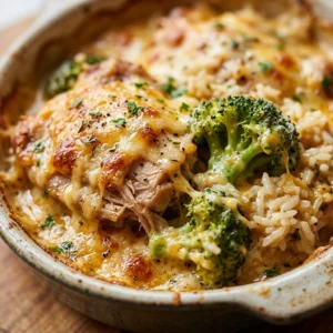 Chicken Broccoli Rice Casserole Easy Cheesy Family One Dish Make Ahead