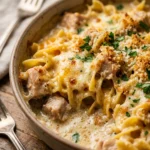 Chicken Noodle Casserole Easy Cheesy Family One Dish Make Ahead