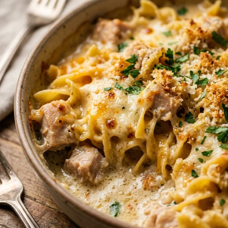 Chicken Noodle Casserole Easy Cheesy Family One Dish Make Ahead