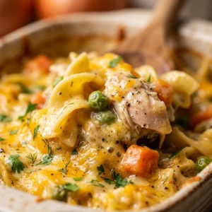 Chicken Noodle Casserole Easy Family Dinner Feeds 8