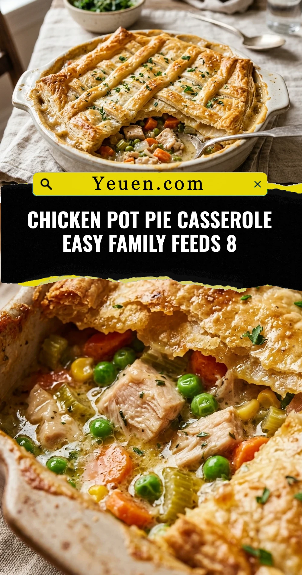 Chicken Pot Pie Casserole Easy Family Feeds 8