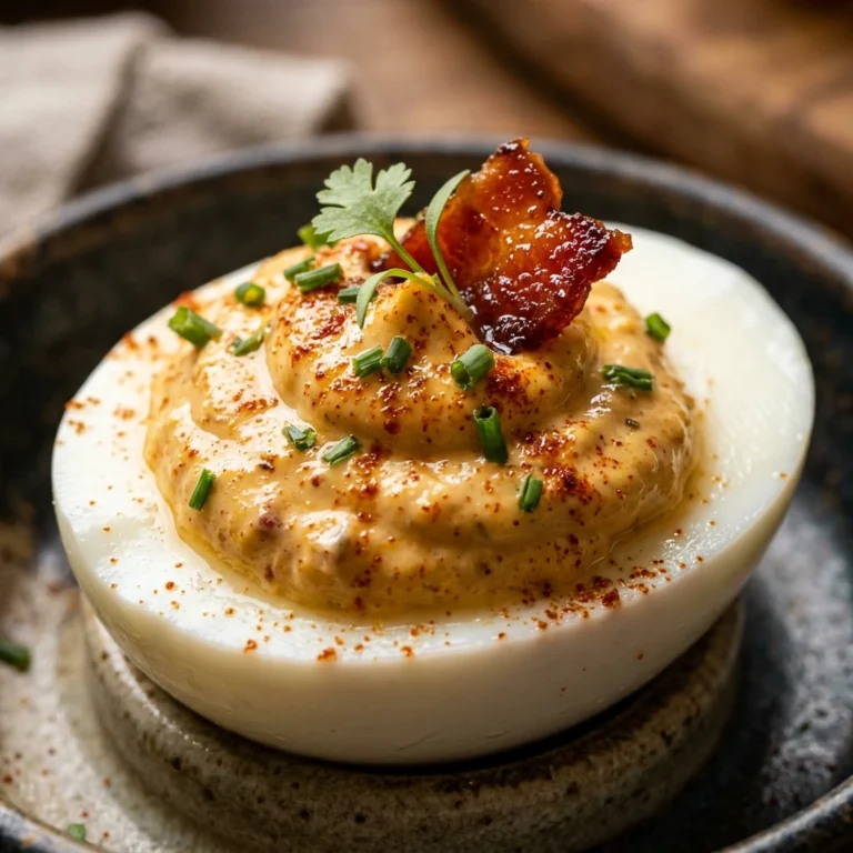 Chipotle Smoky Deviled Eggs