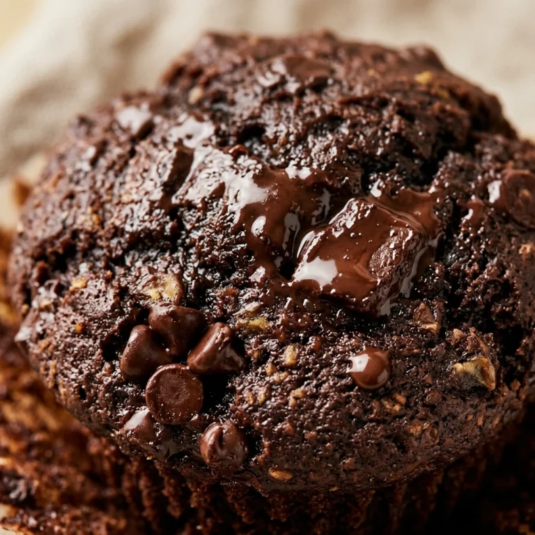 Chocolate Banana Muffins Double Chocolate Fix