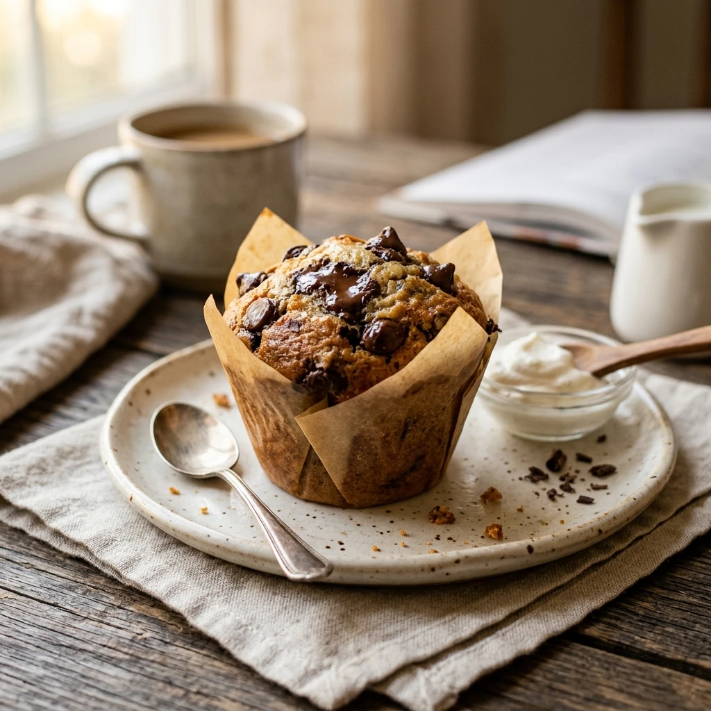 Chocolate Chip Muffins That Stay Moist For Days