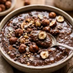 Chocolate Hazelnut Bowl Smoothie Healthy Dessert Breakfast