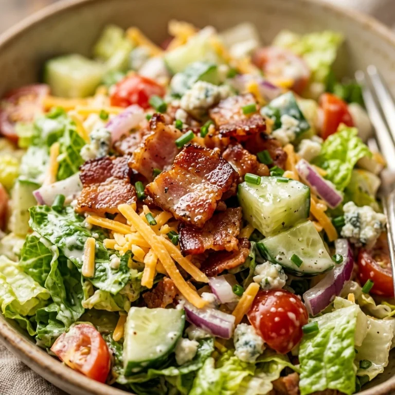 Chopped Bacon Ranch Salad Loaded No Sad Lettuce