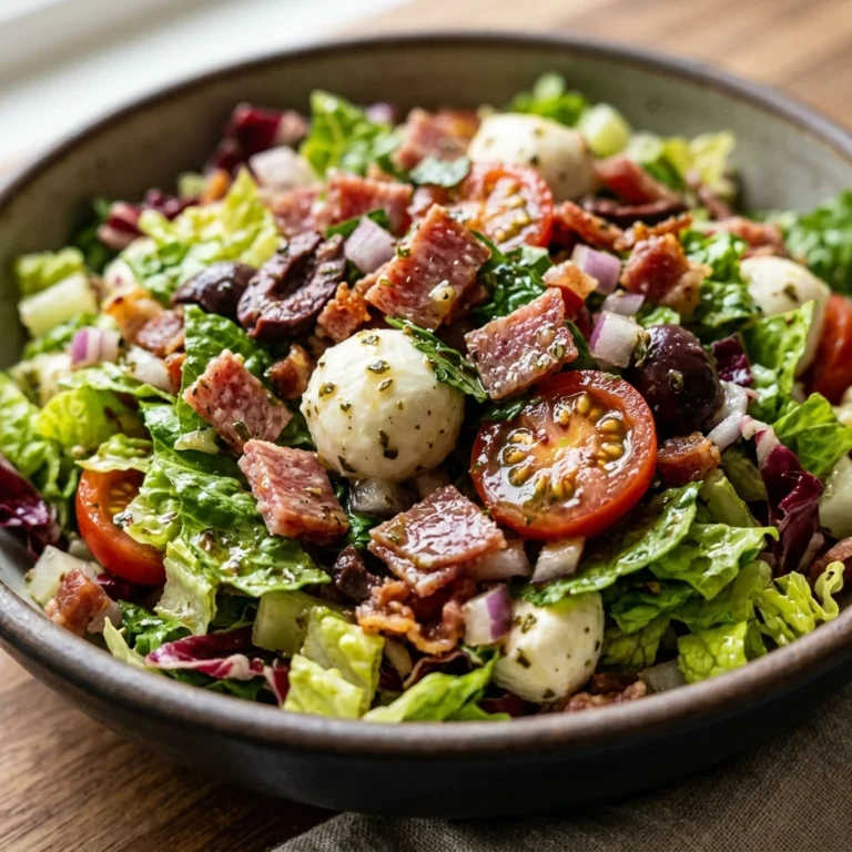 Chopped Italian Salad Loaded High Protein
