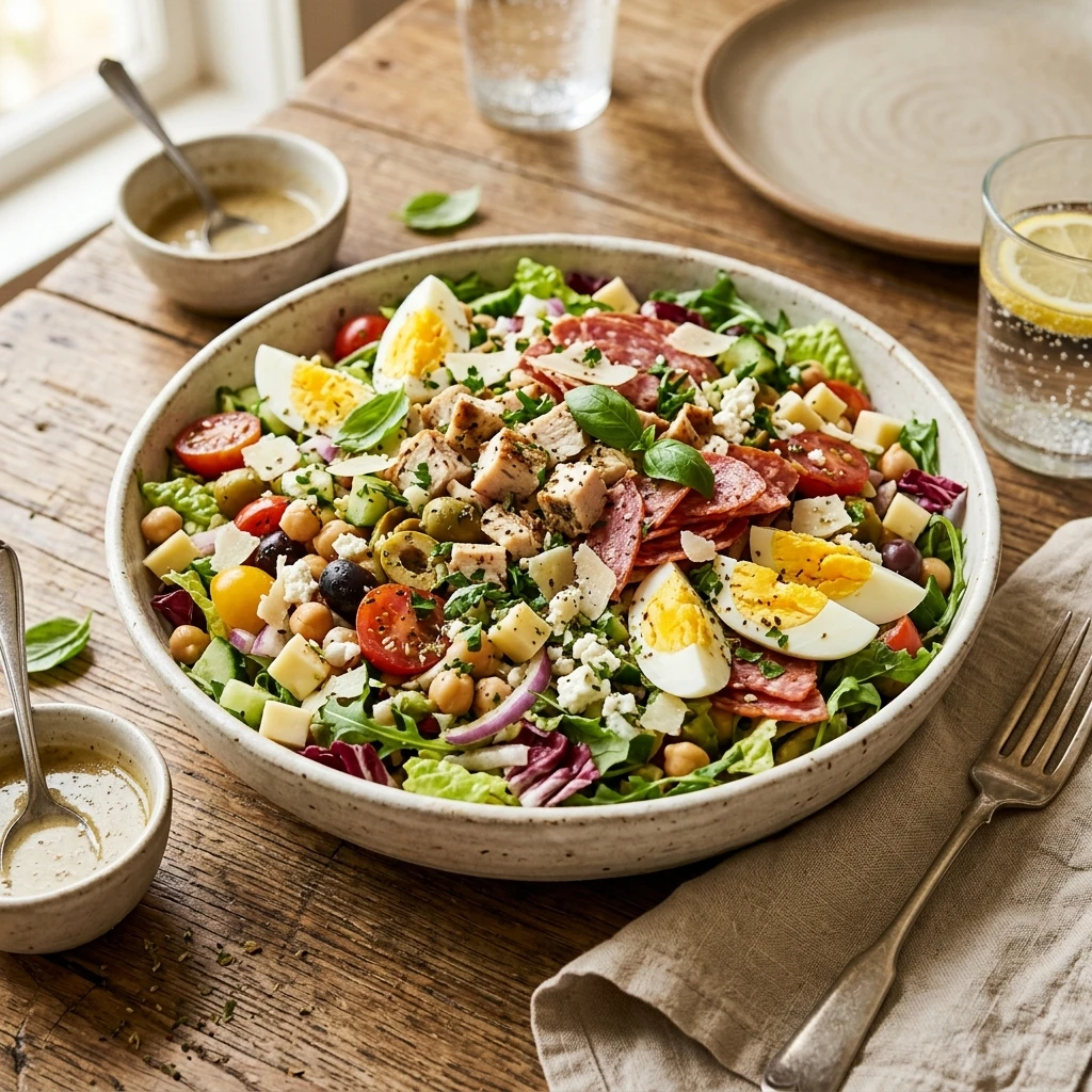 Chopped Italian Salad Loaded High Protein