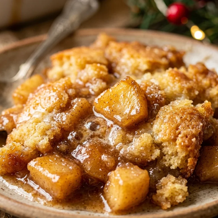 Christmas Apple Dump Cake Easy 3 Ingredient No Prep