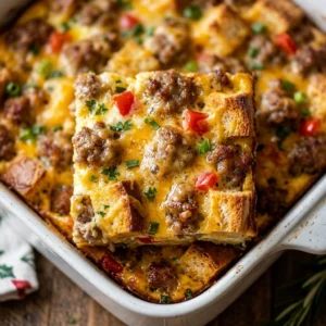 Christmas Breakfast Casserole Make Ahead Easy Feed A Crowd