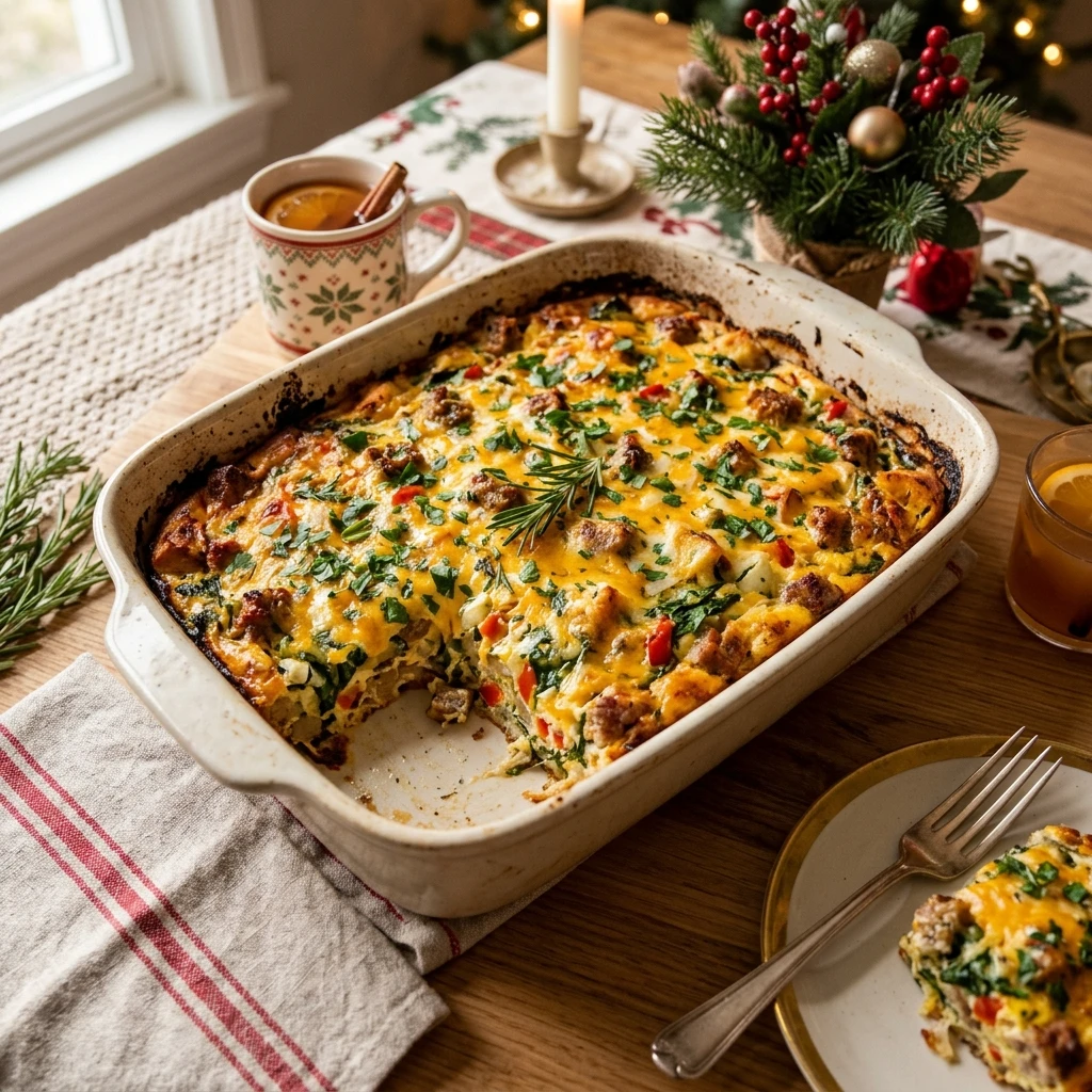 Christmas Breakfast Feed A Crowd Easy Make Ahead Casserole