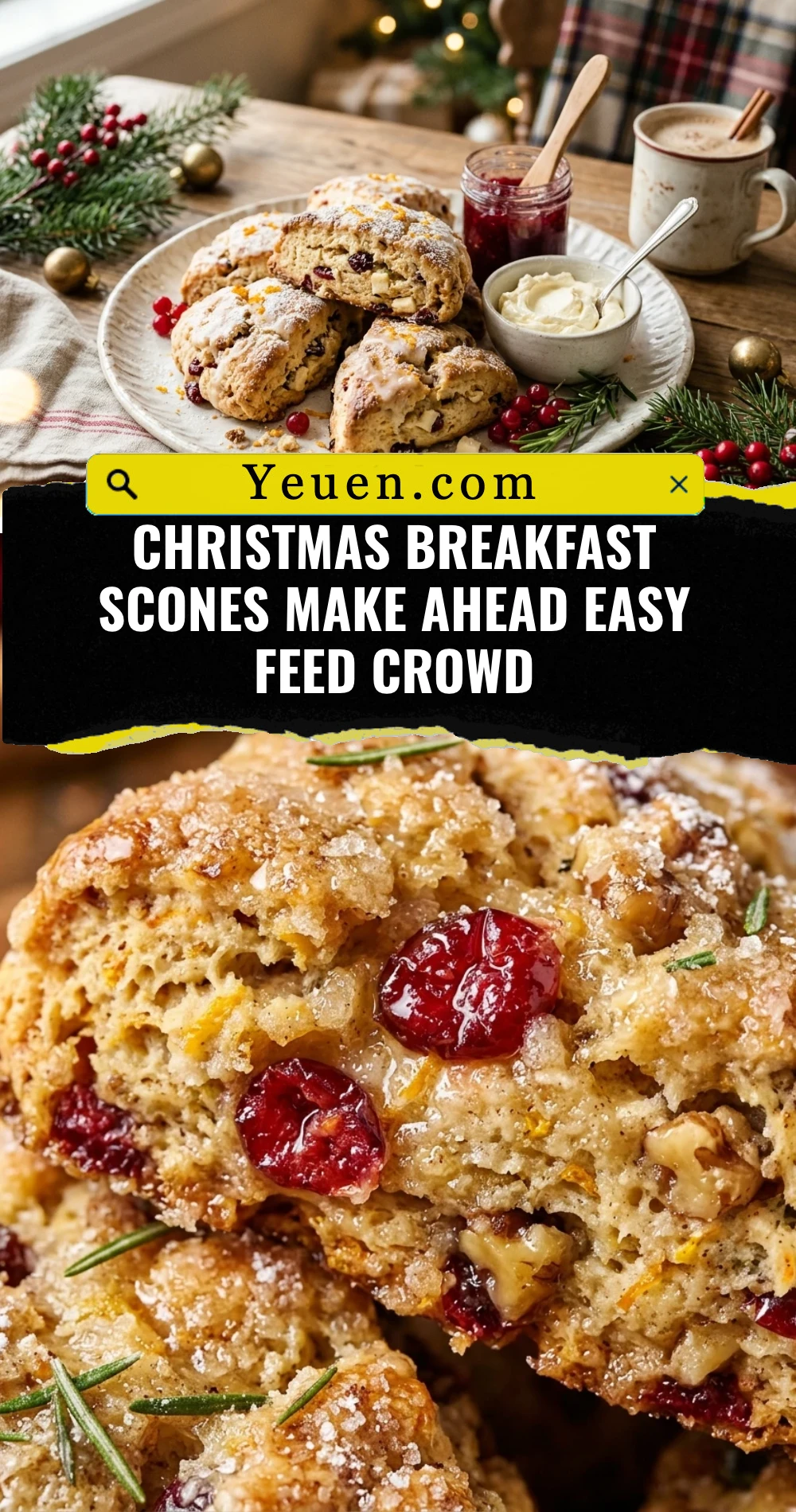 Christmas Breakfast Scones Make Ahead Easy Feed Crowd