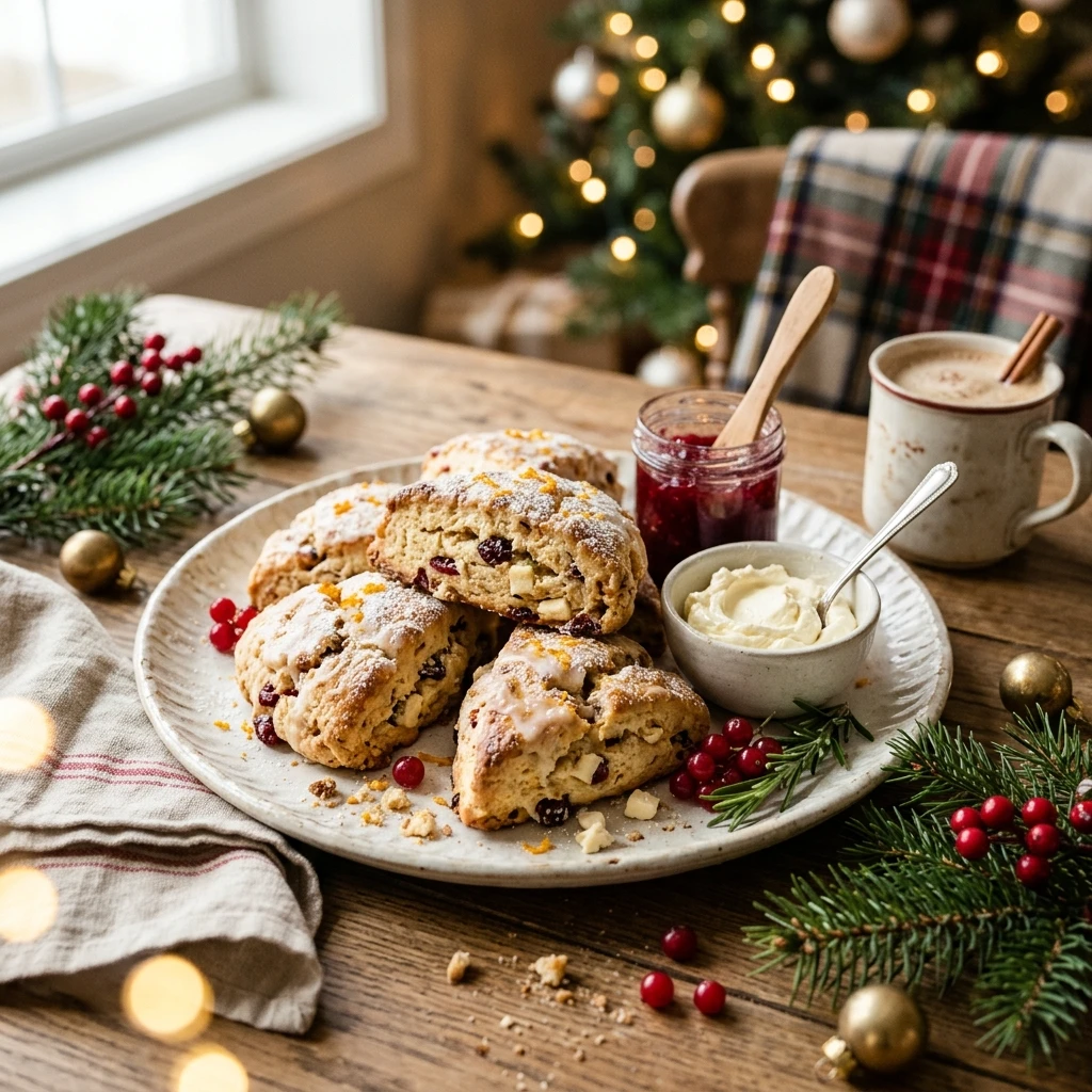 Christmas Breakfast Scones Make Ahead Easy Feed Crowd