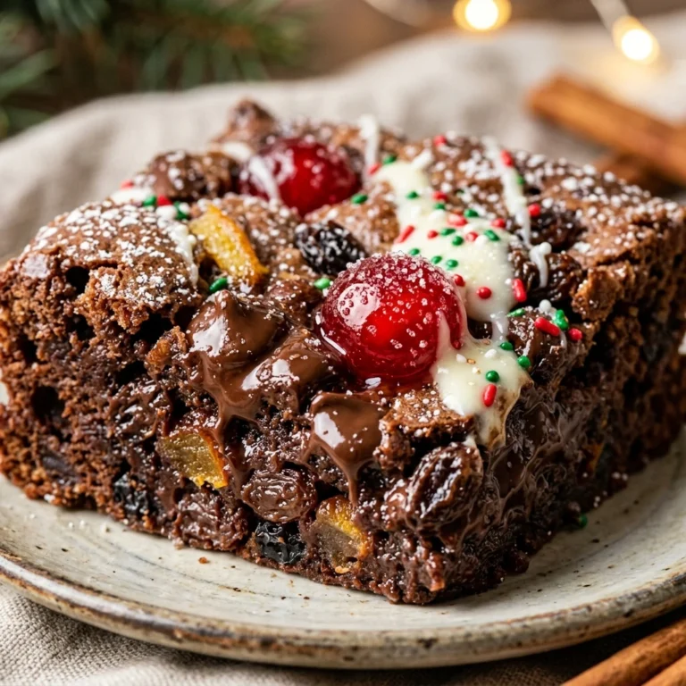 Christmas Cake Mix Brownies Cake 5 Ingredient No Fail