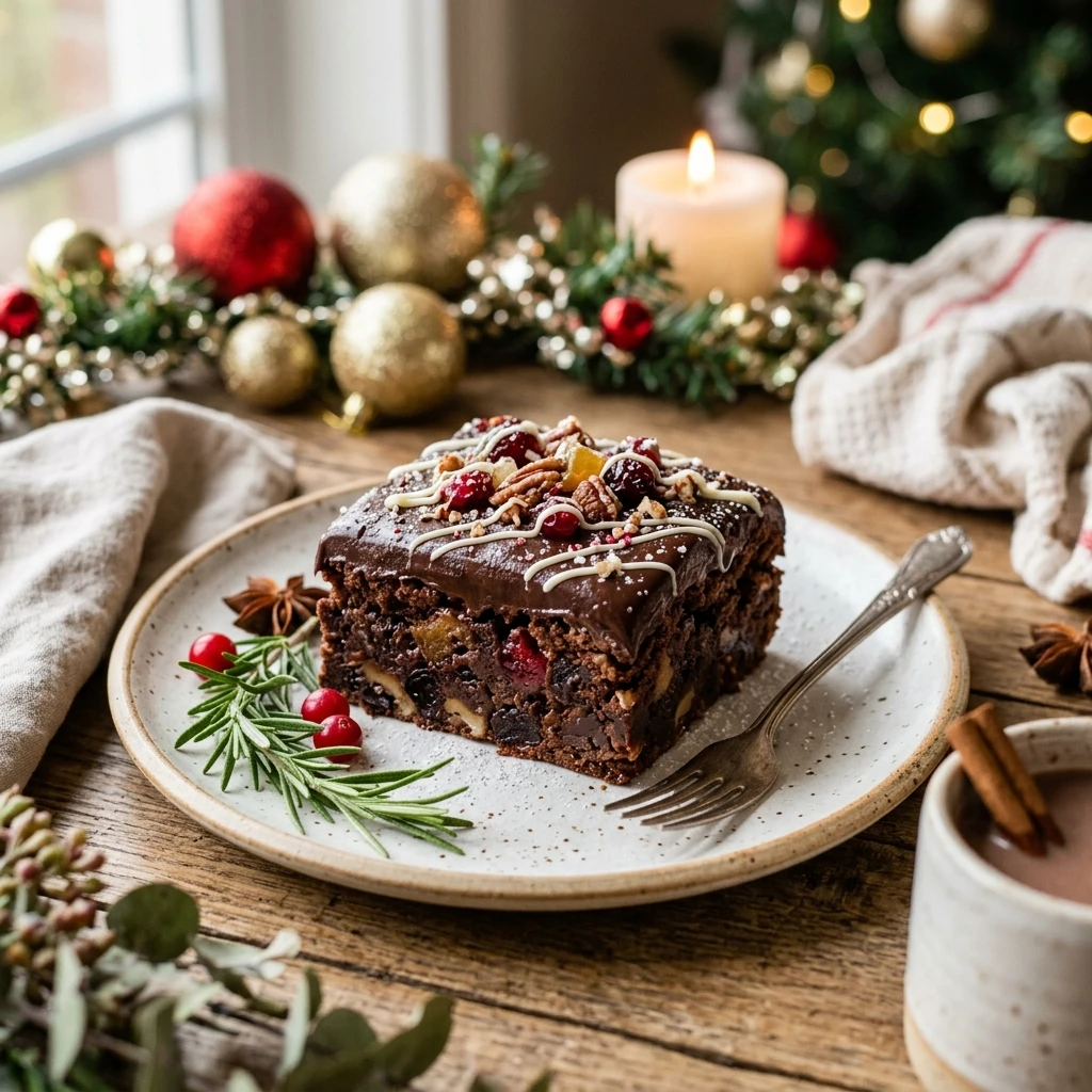 Christmas Cake Mix Brownies Cake 5 Ingredient No Fail