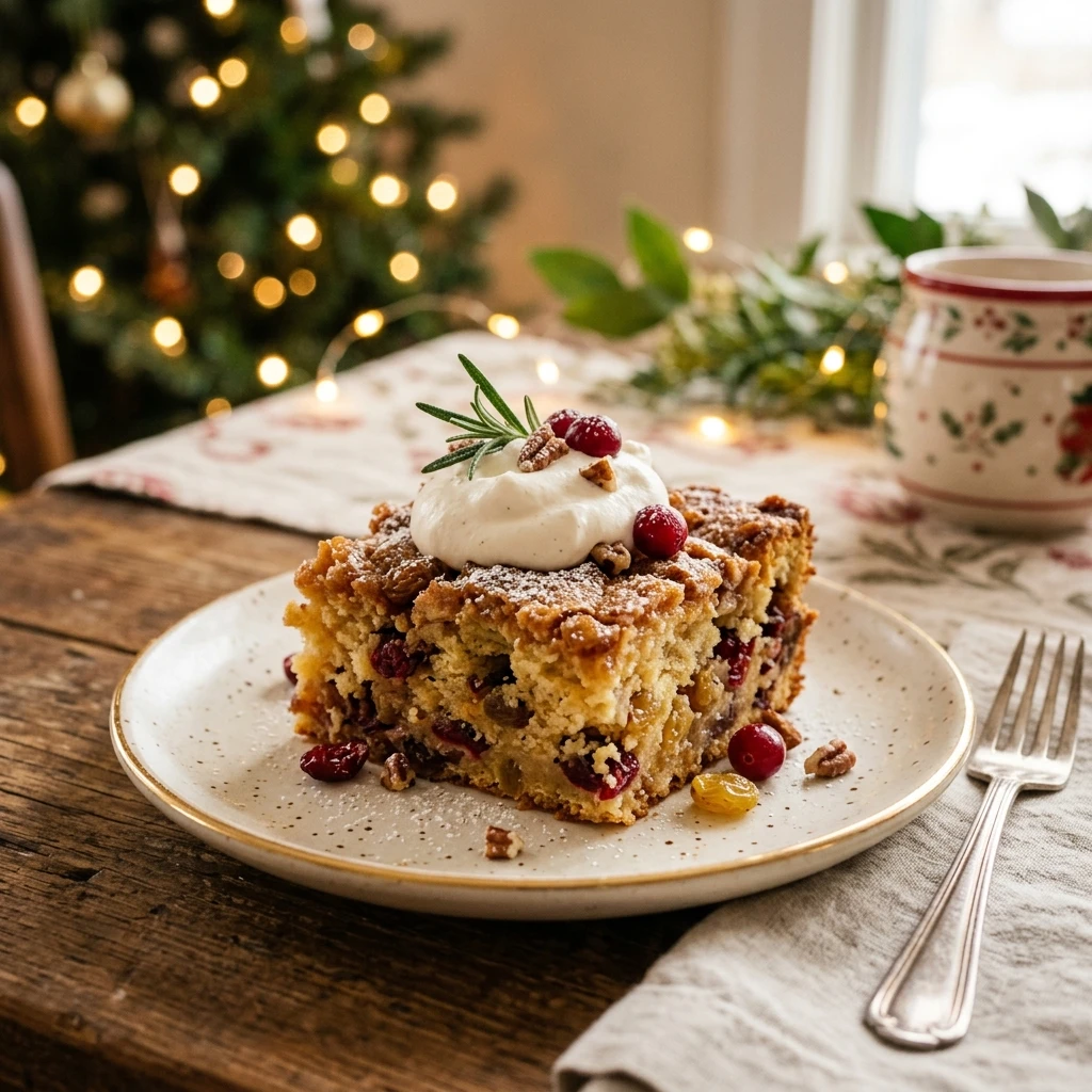 Christmas Cake Mix Dump Cake 5 Ingredient