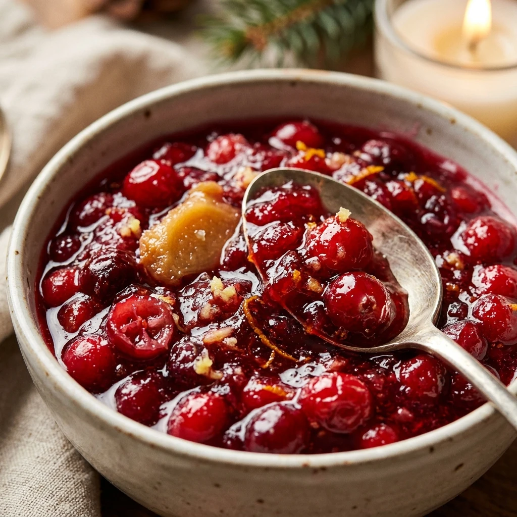 Christmas Cranberry Sauce With Ginger Easy Leftover Idea