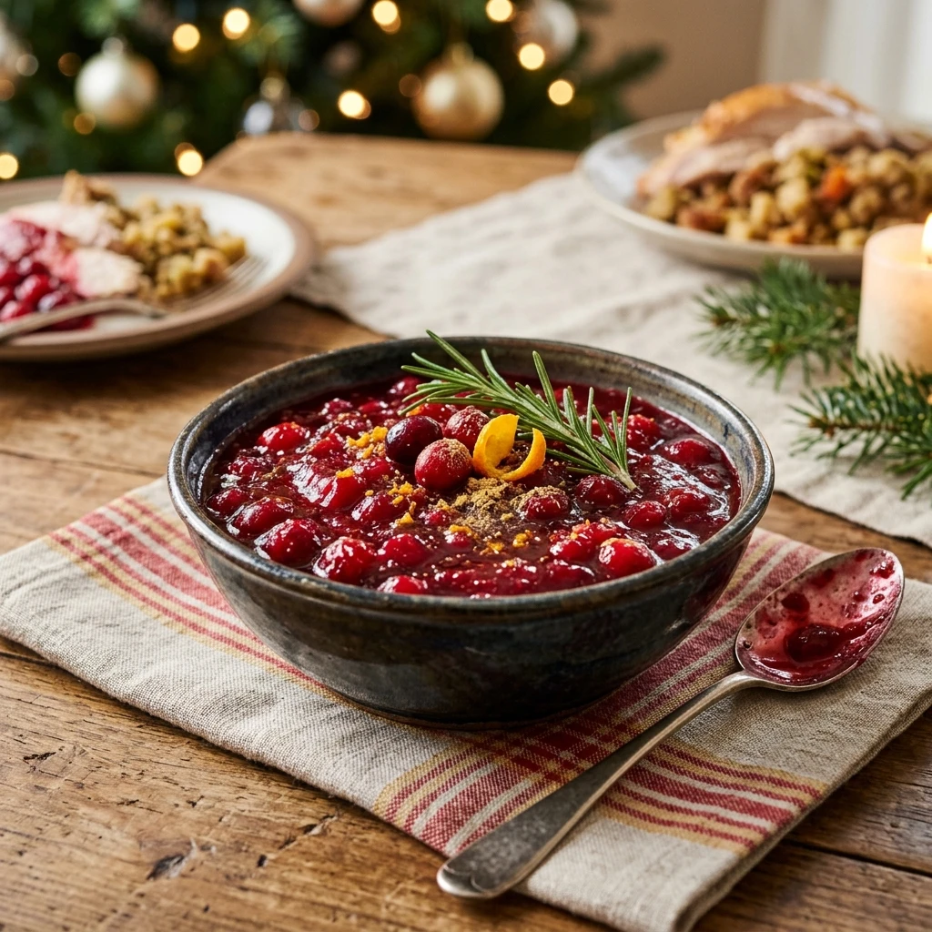 Christmas Cranberry Sauce With Ginger Easy Leftover Idea