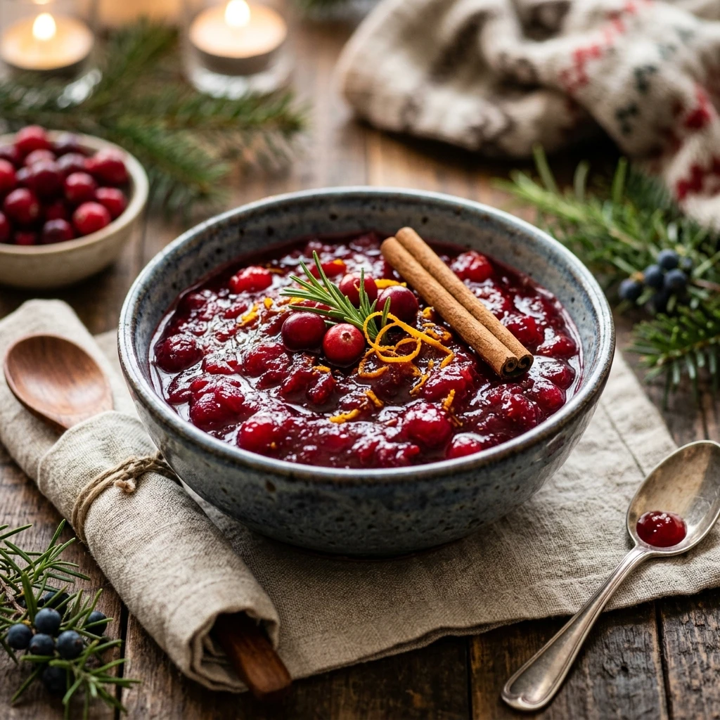 Christmas Cranberry Sauce With Honey No Sugar