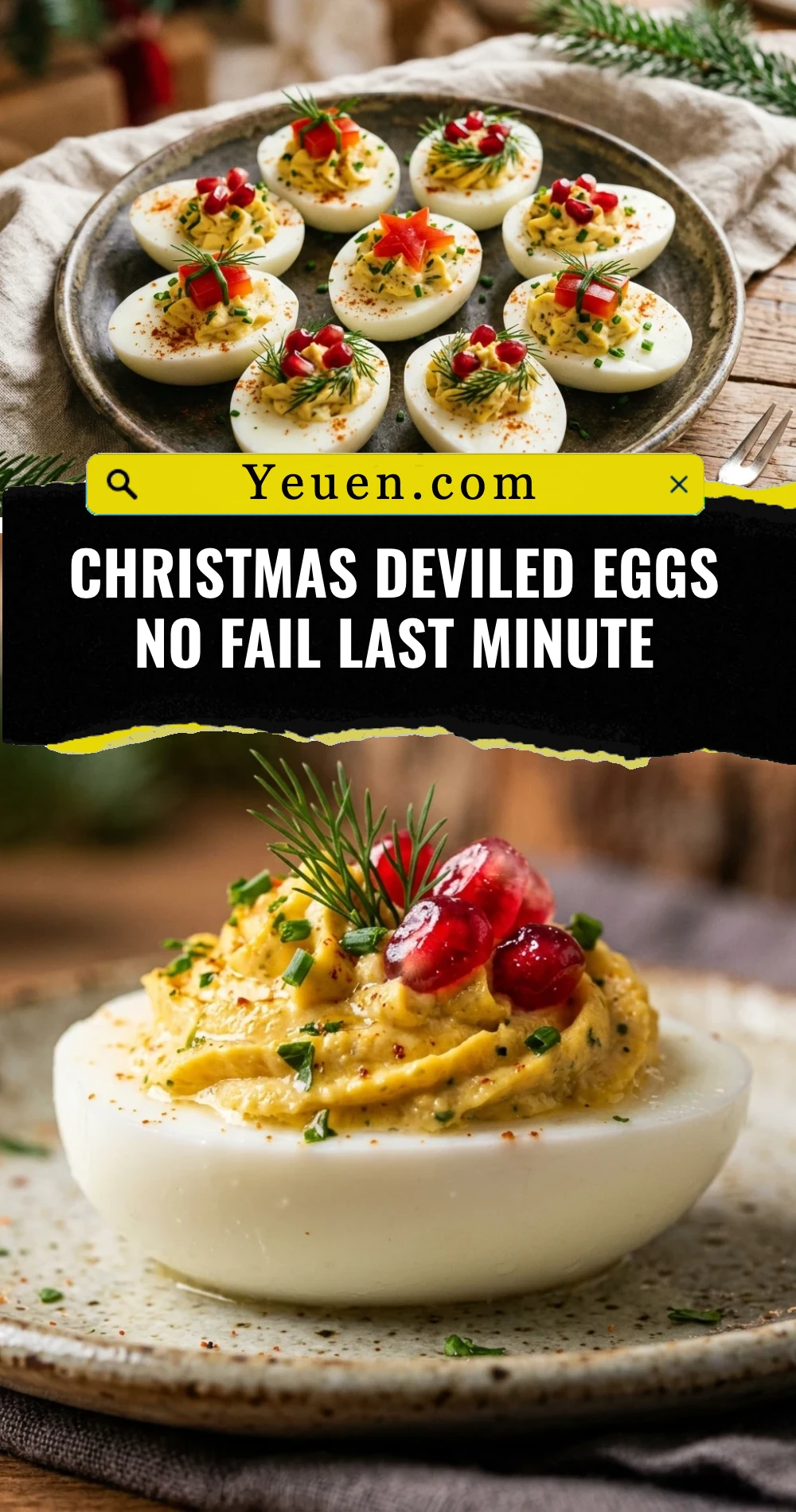 Christmas Deviled Eggs No Fail Last Minute