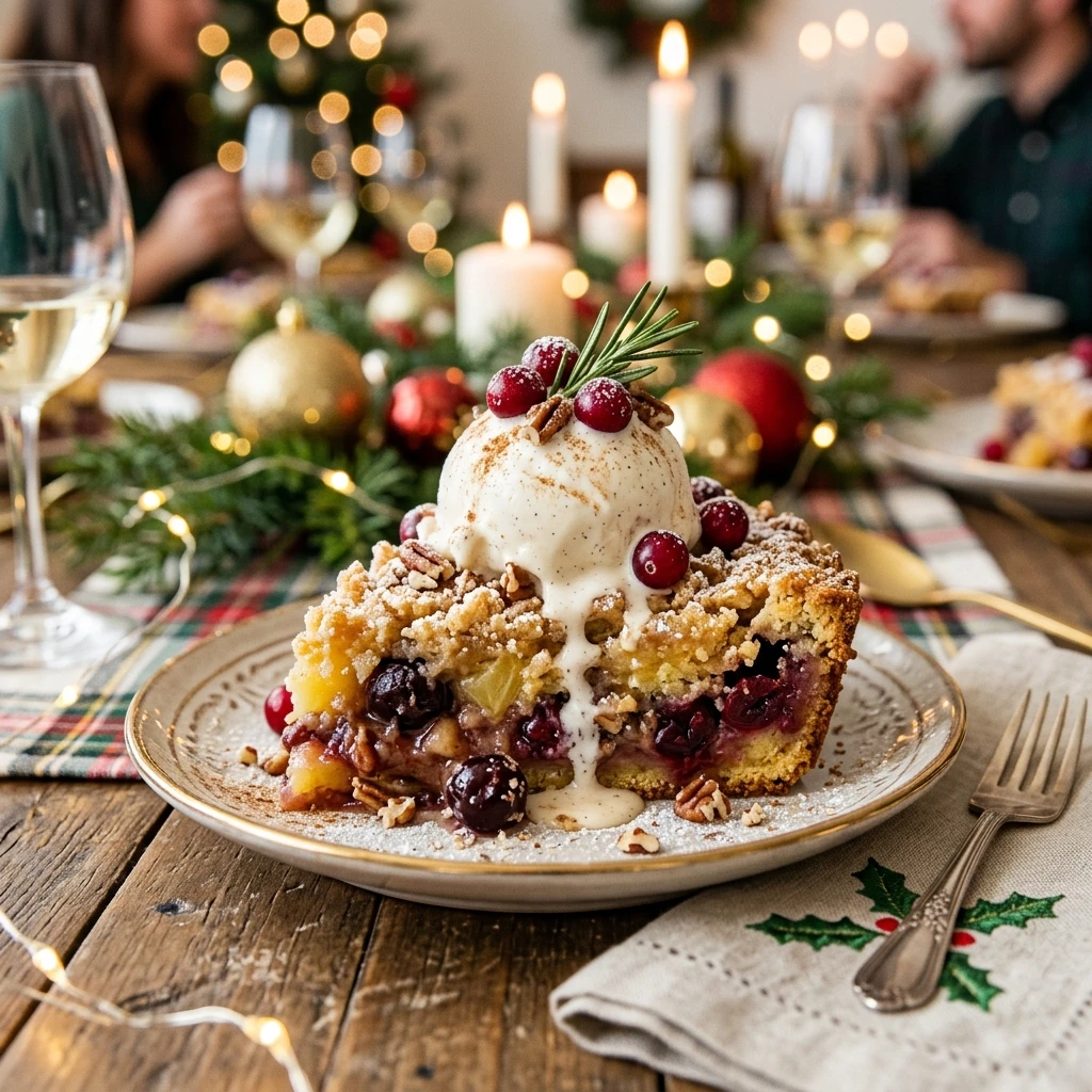 Christmas Dump Cake With Ice Cream Bar Party