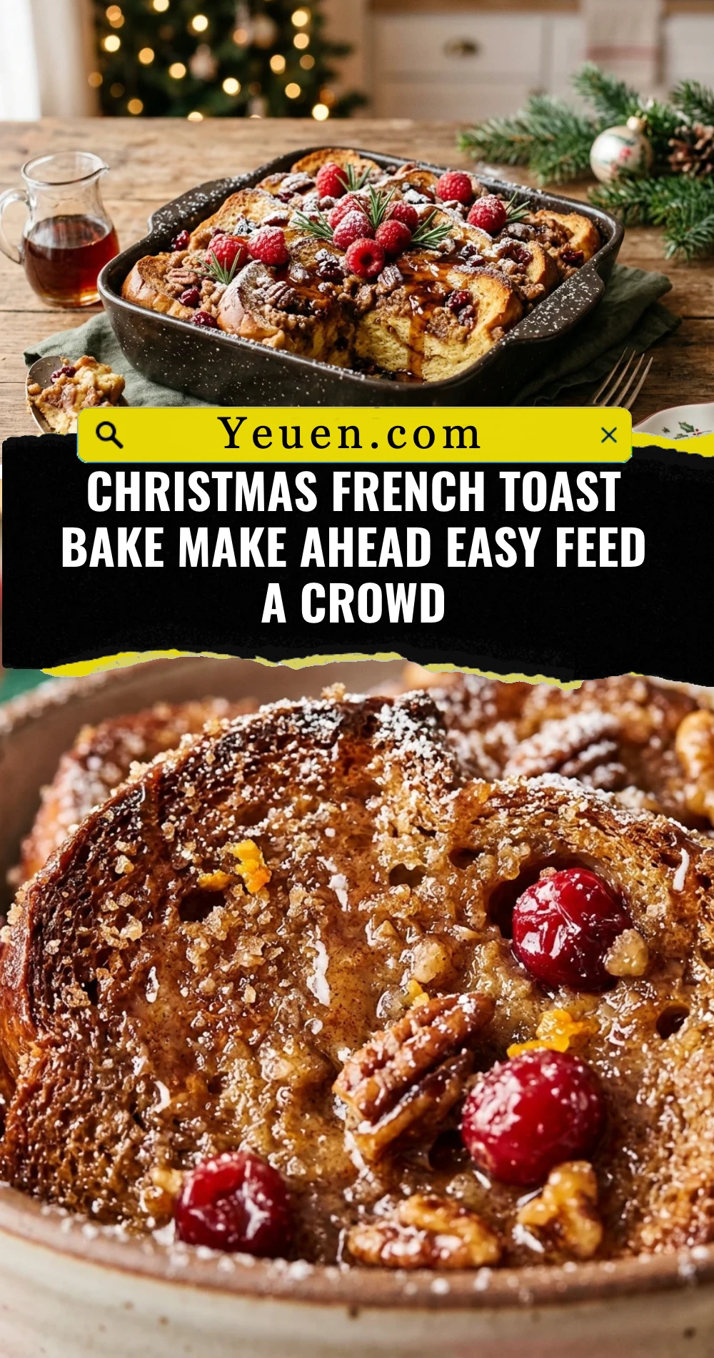 Christmas French Toast Bake Make Ahead Easy Feed A Crowd